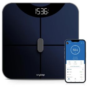 Scale For Body Weight, Digital Scale With BMI, Body Fat, Muscle Mass 13-Measurement, Digital Bathroom Scale Data Sync With Fitness Splay