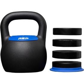 Adjustable Kettlebell with Matte Powder Coating ‚Äì Quickly Select From Multiple KG or LB Weight Options for HIIT