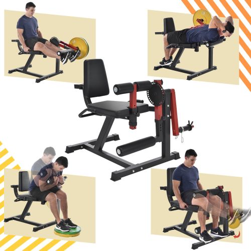 Leg Extension and Curl Machine - Leg Exercise Machine with Adjustable Seat Backrest and Rotary Leg Extenstion Leg Extension and Curl Machine - Leg Exercise Machine with Adjustable Seat Backrest and Rotary Leg Extenstion