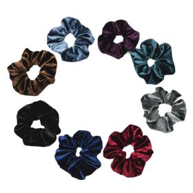 10 Pcs Winter Velvet Hair Scrunchies Colorful Hair Band Elastics Hair Ties Hair Accessories